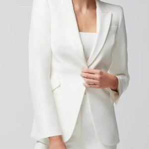 NWT WHBM Signature Blazer, White (Ecru) Size 8